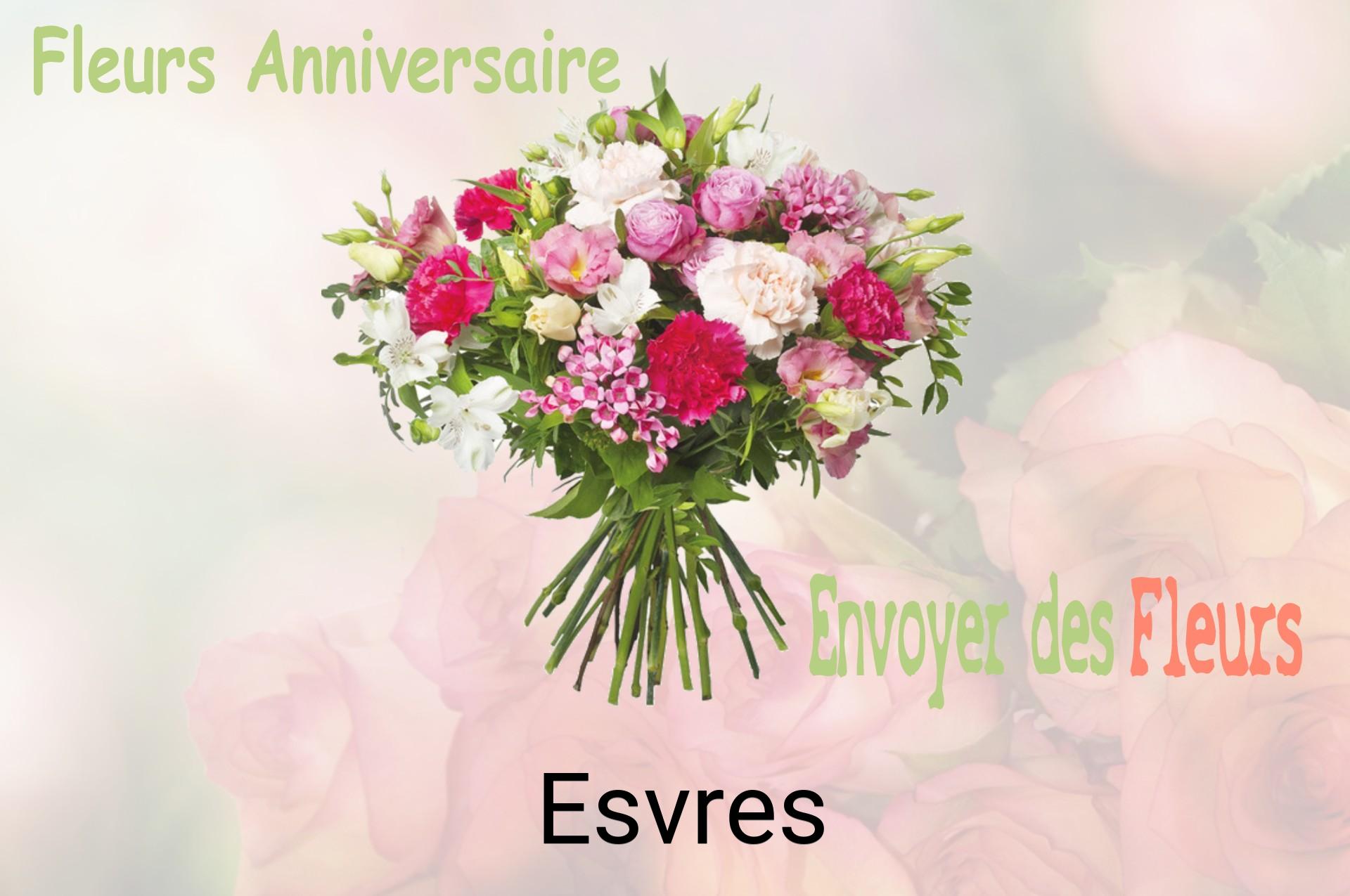 Bouquet de fleurs d’anniversaire livré à Esvres